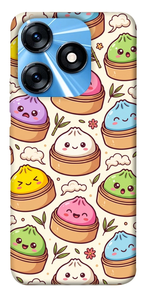 Чехол Pattern dumpling для TECNO Spark 10