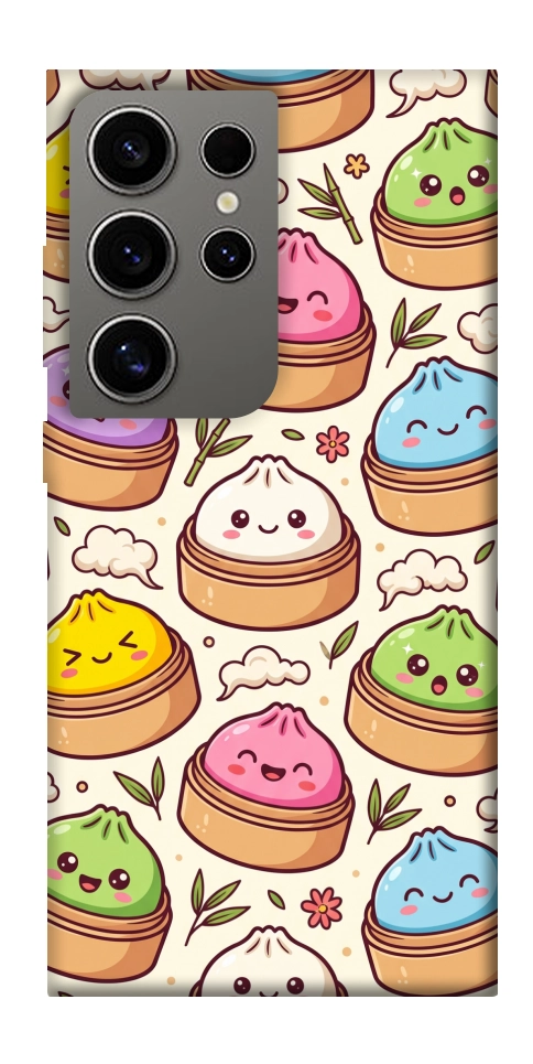 Чехол Pattern dumpling для Galaxy S24 Ultra