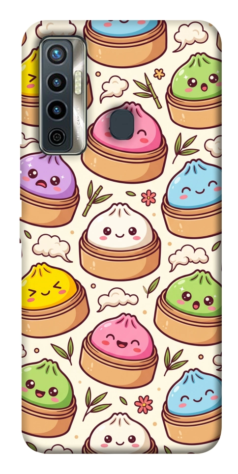 Чохол Pattern dumpling для TECNO Camon 17