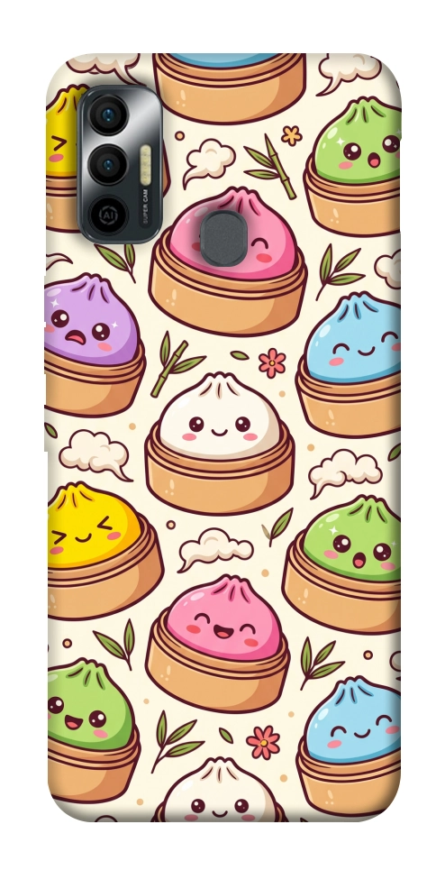 Чохол Pattern dumpling для TECNO Spark 7
