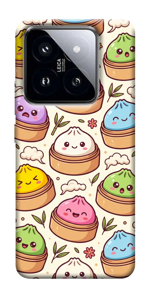 Чехол Pattern dumpling для Xiaomi 14 Pro