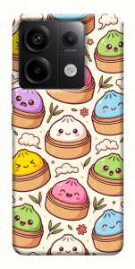 Чехол Pattern dumpling для Xiaomi Redmi Note 13 Pro 4G