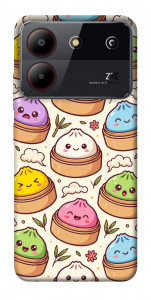 Чехол Pattern dumpling для ZTE Blade A54 4G
