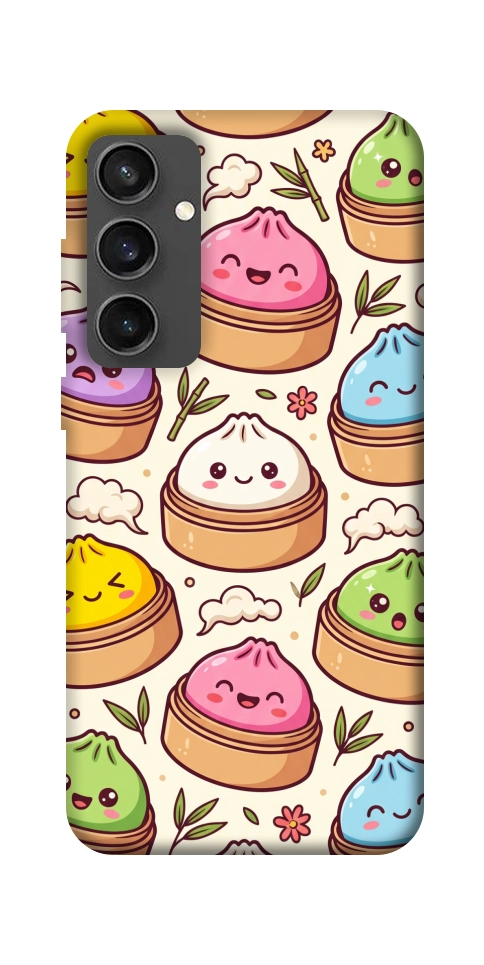 Чехол Pattern dumpling для Galaxy S24 FE