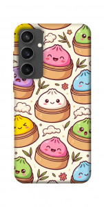 Чехол Pattern dumpling для Galaxy S24 FE