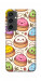 Чехол Pattern dumpling для Galaxy S24 FE