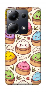 Чехол Pattern dumpling для Xiaomi Poco M6 Pro 4G