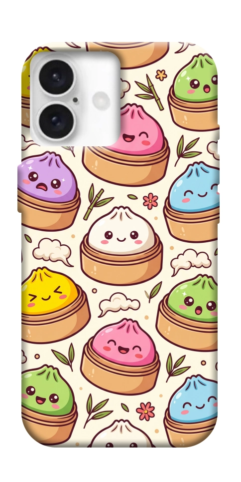 Чехол Pattern dumpling для iPhone 16
