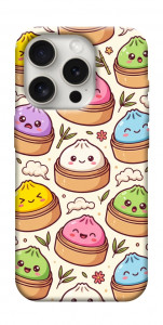 Чехол Pattern dumpling для iPhone 16 Pro