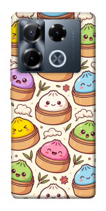 Чехол Pattern dumpling для Infinix Note 40 Pro 4G