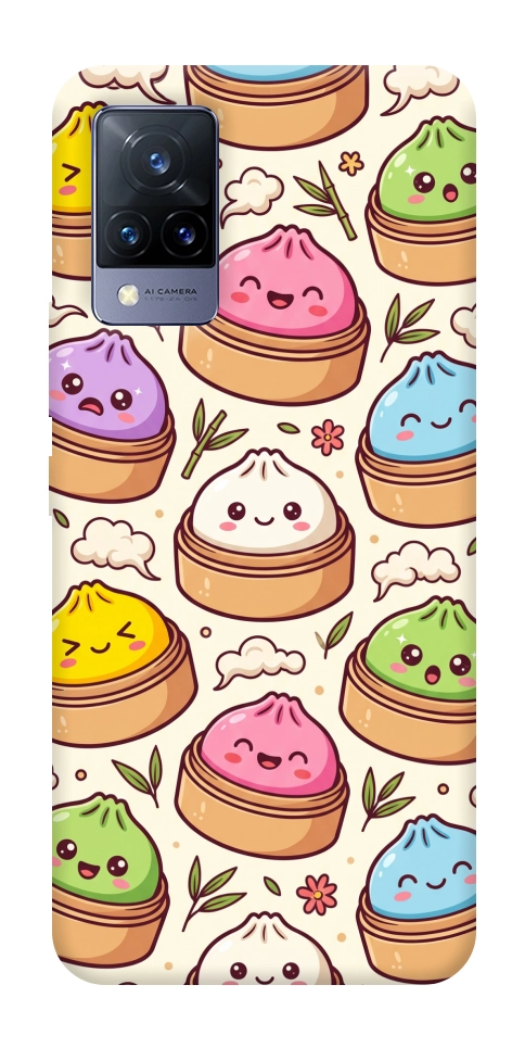Чехол Pattern dumpling для Vivo V21