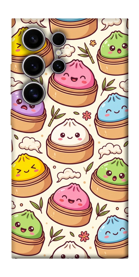 Чехол Pattern dumpling для Galaxy S25 Ultra