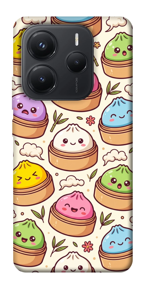 Чехол Pattern dumpling для Xiaomi Redmi Note 14 5G