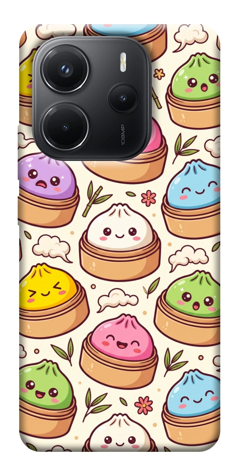 Чохол Pattern dumpling для Xiaomi Redmi Note 14 4G (Int. version)