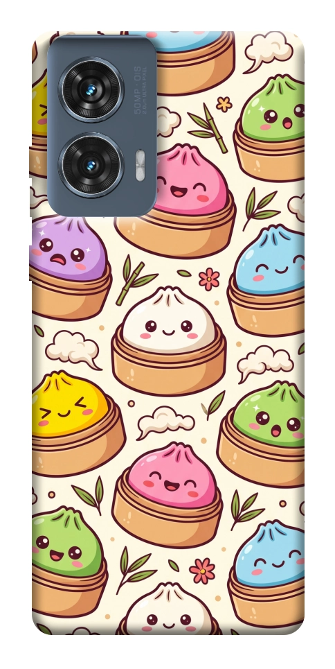Чехол Pattern dumpling для Motorola Edge 50 Fusion