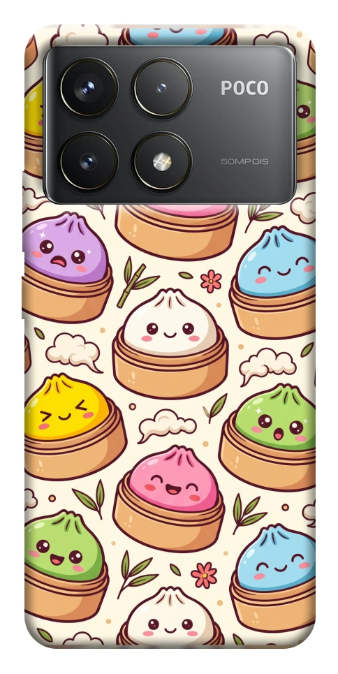 Чохол Pattern dumpling для Xiaomi Poco F6 Pro