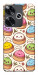 Чехол Pattern dumpling для Xiaomi Poco F6
