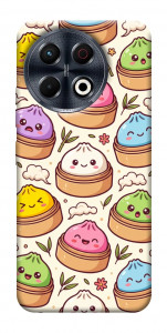 Чехол Pattern dumpling для TECNO Spark 30 Pro (KL7)
