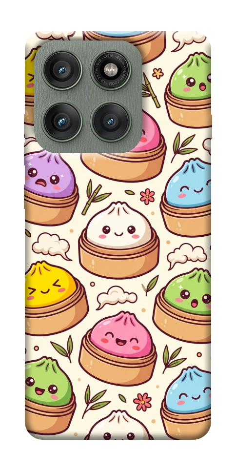 Чехол Pattern dumpling для Motorola Edge 60 Pro