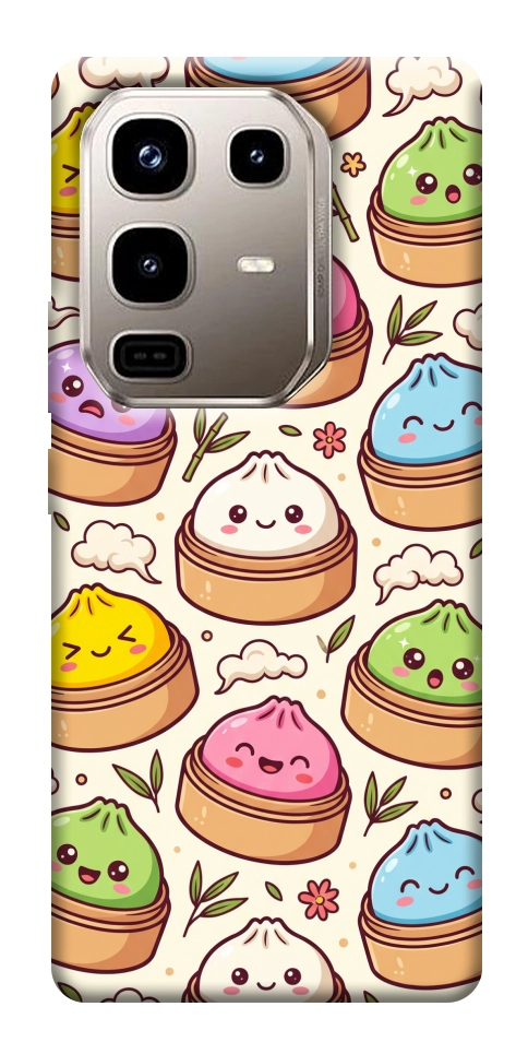 Чехол Pattern dumpling для Infinix Note 50 Pro 4G