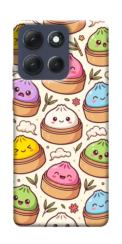Чехол Pattern dumpling для Motorola Moto G86 Power