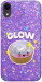 Чехол Purple sparkle dumpling для iPhone XR