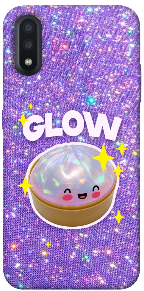Чехол Purple sparkle dumpling для Galaxy A01