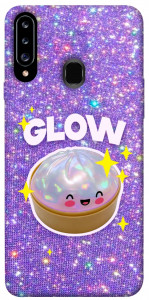 Чехол Purple sparkle dumpling для Galaxy A20s (2019)