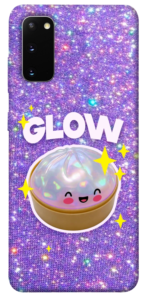 Чехол Purple sparkle dumpling для Galaxy S20 (2020)