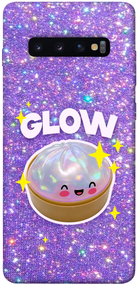 Чехол Purple sparkle dumpling для Galaxy S10 Plus (2019)