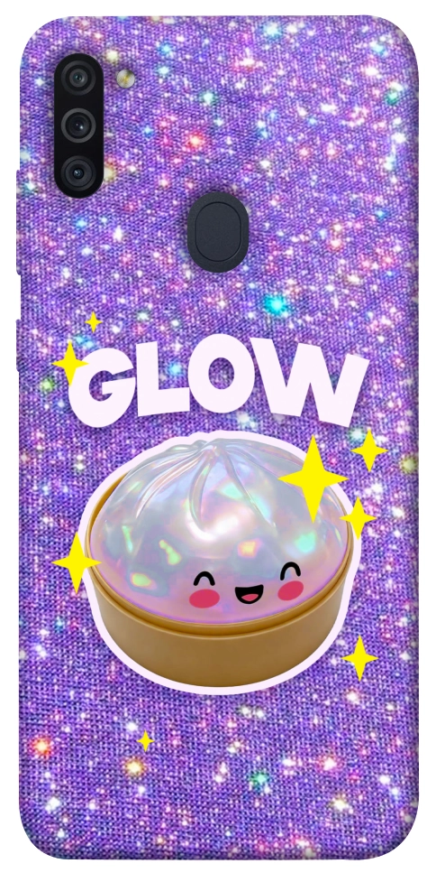 Чехол Purple sparkle dumpling для Galaxy M11 (2020)