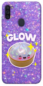 Чехол Purple sparkle dumpling для Galaxy M11 (2020)