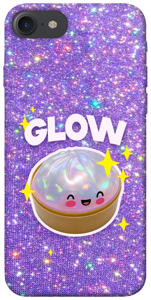 Чехол Purple sparkle dumpling для iPhone 8