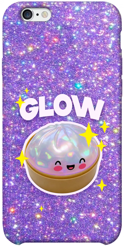 Чехол Purple sparkle dumpling для iPhone 6S Plus