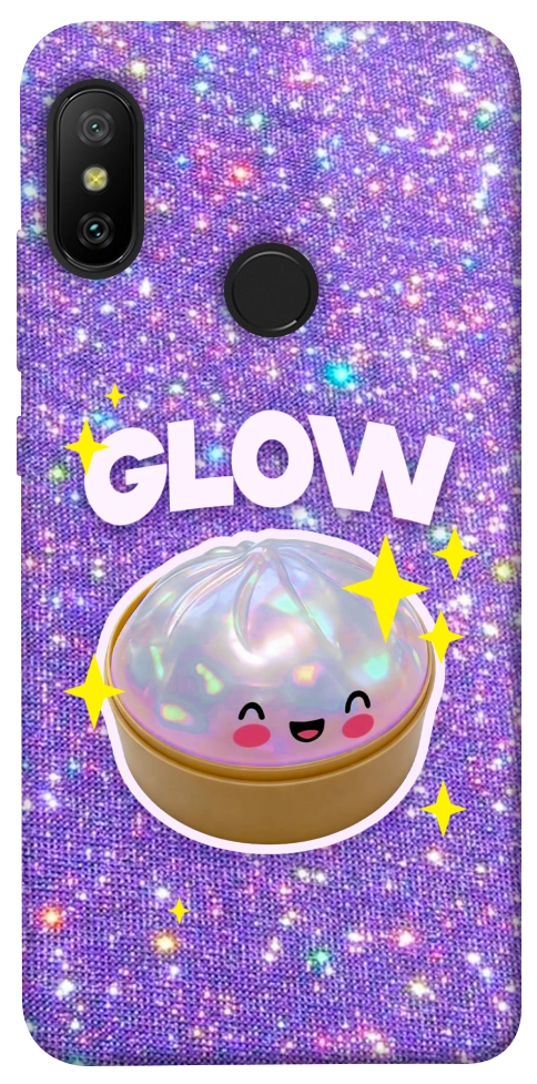 Чехол Purple sparkle dumpling для Xiaomi Redmi 6 Pro
