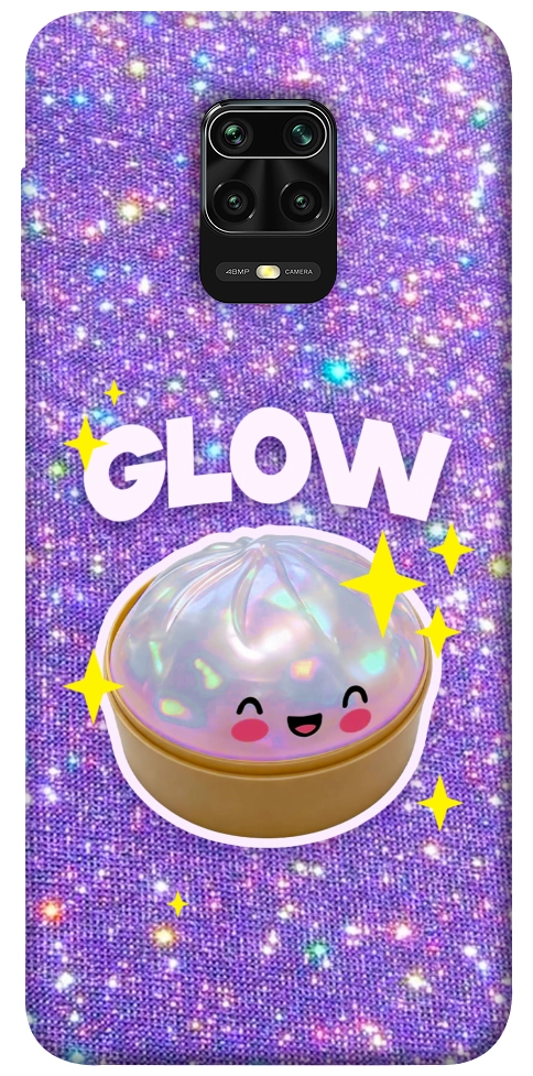Чехол Purple sparkle dumpling для Xiaomi Redmi Note 9 Pro