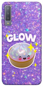 Чехол Purple sparkle dumpling для Galaxy A7 (2018)