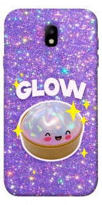 Чехол Purple sparkle dumpling для Galaxy J7 (2017)