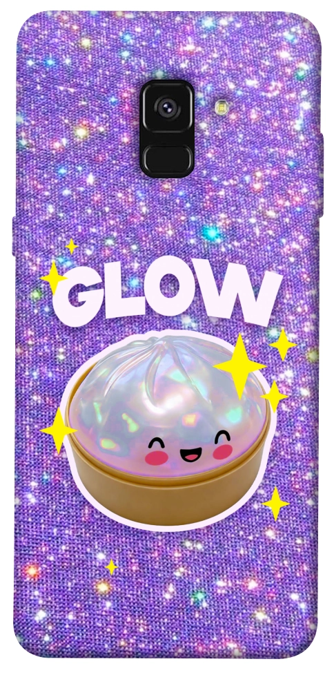 Чохол Purple sparkle dumpling для Galaxy A8 (2018)