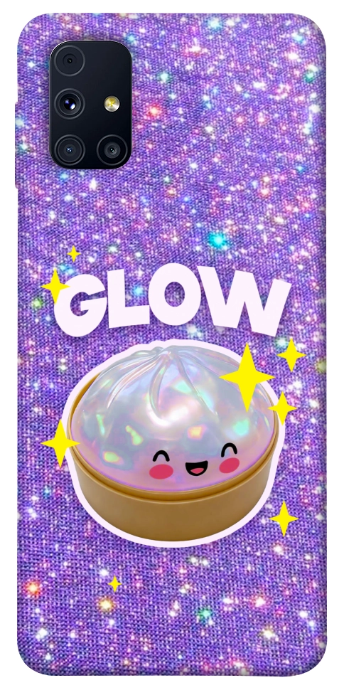 Чехол Purple sparkle dumpling для Galaxy M31s