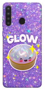 Чехол Purple sparkle dumpling для Galaxy A21