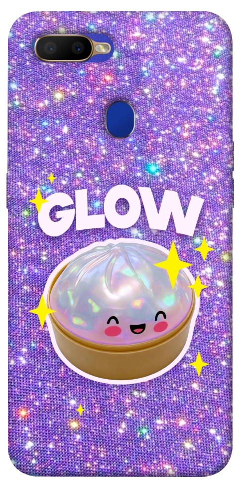 Чехол Purple sparkle dumpling для Oppo A5s