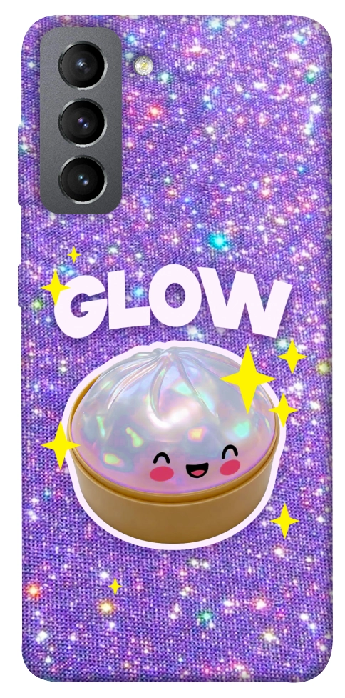 Чохол Purple sparkle dumpling для Galaxy S21 FE