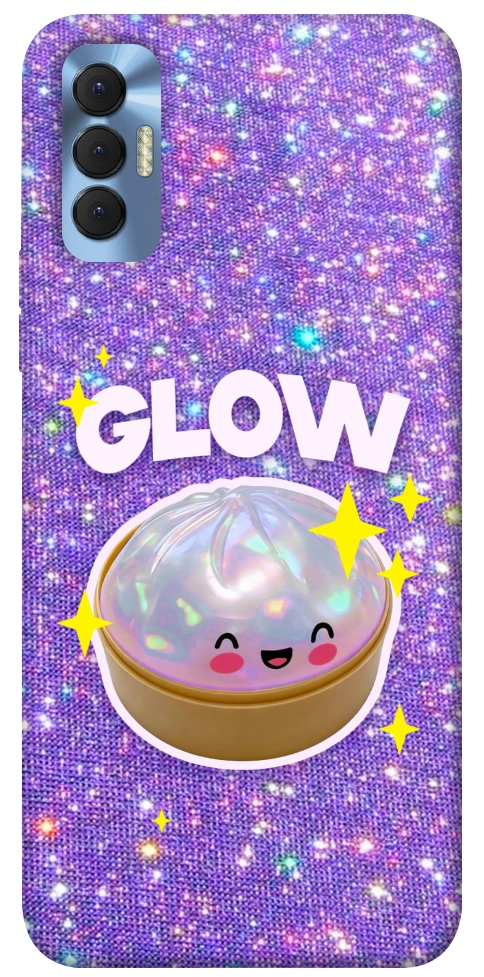 Чохол Purple sparkle dumpling для TECNO Spark 8P