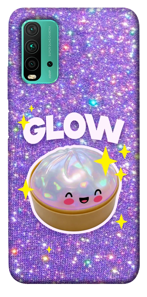 Чехол Purple sparkle dumpling для Xiaomi Redmi Note 9 4G