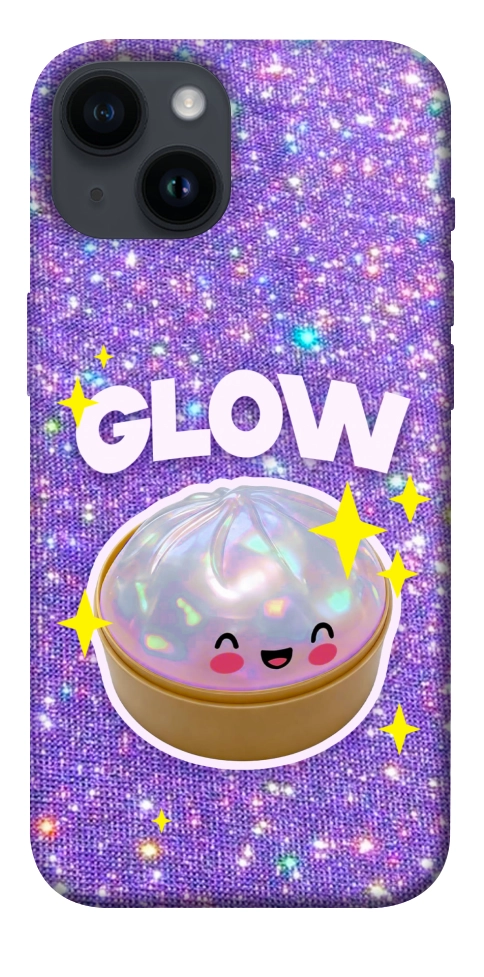 Чехол Purple sparkle dumpling для iPhone 14