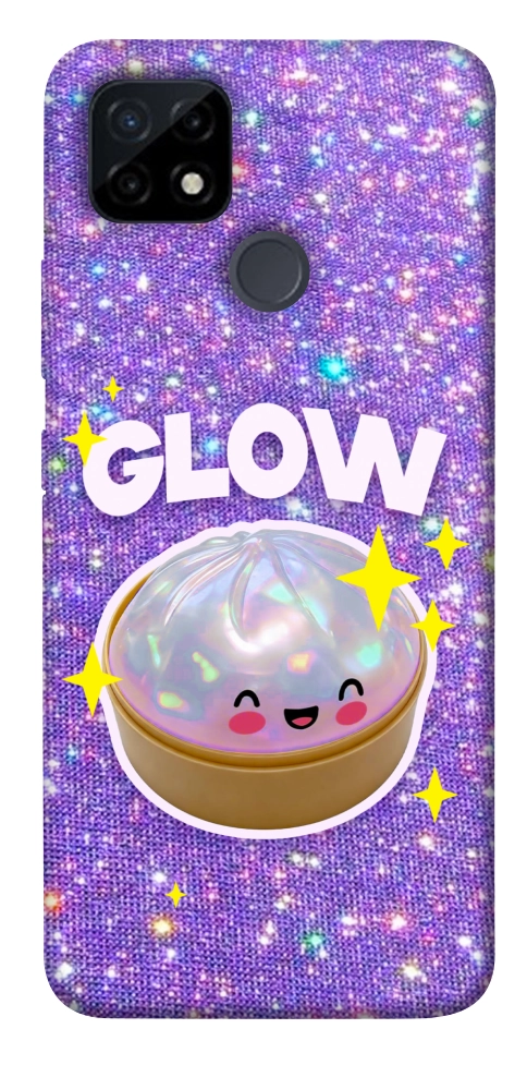 Чехол Purple sparkle dumpling для Realme C25Y
