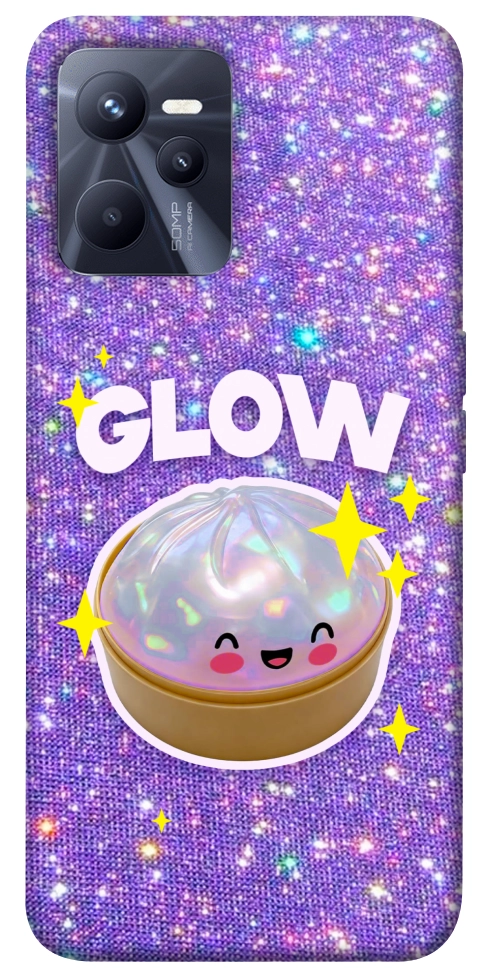 Чехол Purple sparkle dumpling для Realme C35