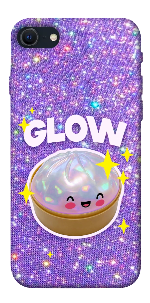 Чехол Purple sparkle dumpling для iPhone SE (2022)