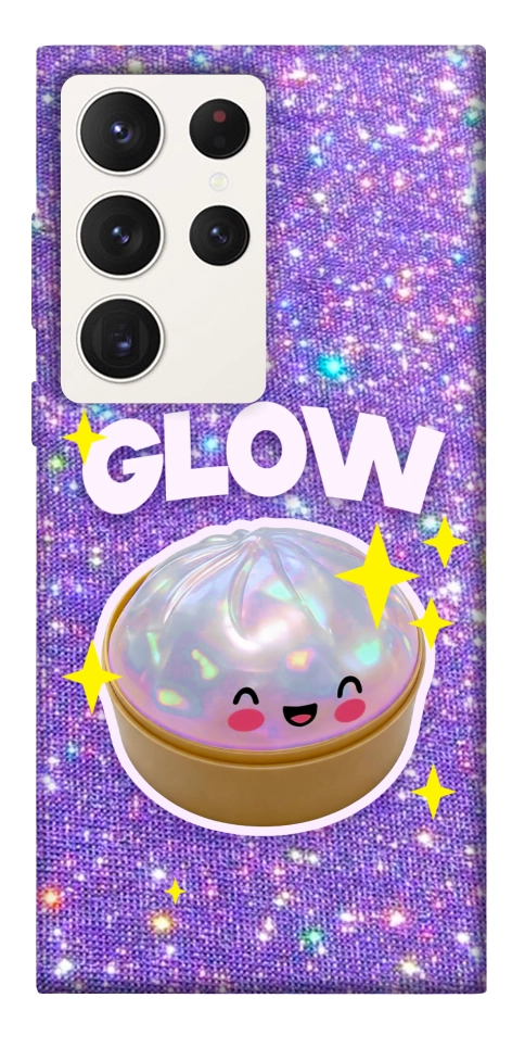 Чехол Purple sparkle dumpling для Galaxy S23 Ultra